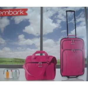  Embark 3 Piece Pink Luggage Set
