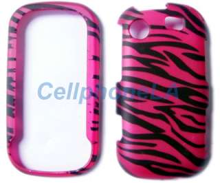 Samsung Messenger Touch R630 Pink Zebra Hard Case Cover  