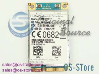 HuaWei EM820W 3G WCDMA GSM WWAN WLAN Card HSPA+21Mb GPS  