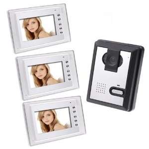  7 Inch LCD Color Video Door Phone Doorbell Intercom Kit 1 