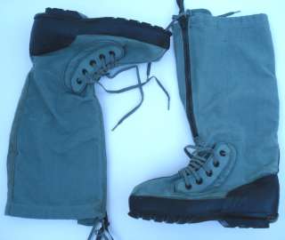 Military Extreme Cold Weather Snow Boots Mukluks with wool inserts 