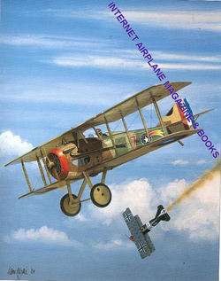   ART WW1 SPAD S.XIII AMERICAN ACE CAPT JACQUES SWAAB USAS 22nd AERO SQN