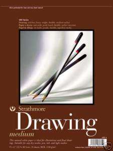 Strathmore 400 Drawing 14x17 24 Sheet Paper Pad 80lbs 012017440144 