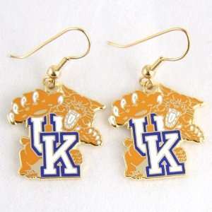  Kentucky Wildcats Logo Wire Earrings