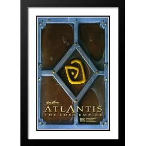  Atlantis The Lost Empire 32x45 Framed and Double Matted 