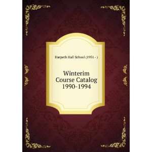  Winterim Course Catalog 1990 1994 Harpeth Hall School 