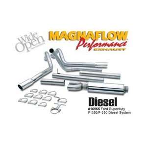 MagnaFlow Diesel Dual 4 Inch Turbo Back Exhaust System, for the 2001 