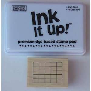  Guitar Chord Stamp (Large)   5 Fret / with Black Ink Pad 
