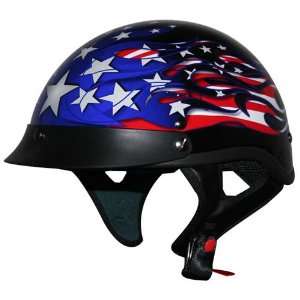  Outlaw Wing America Half Helmet   XL Automotive