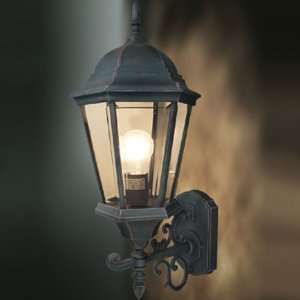   Powder Coat Rust Valley Outdoor Wall Sconce from the Valley Collection