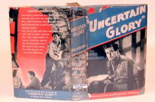 Uncertain Glory Errol Flynn Photoplay SIGNED by Author  