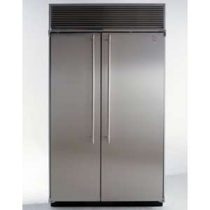   Interior   Glass Refrigerator Door With Aluminum Trim Appliances