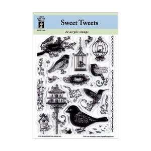  New   Hot Off The Press Acrylic Stamps 5.5X7 Sheet   Sweet 