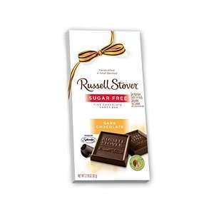 Russell Stover Fine Chocolate Candy Bar Sugar Free Dark Chocolate 2 7 