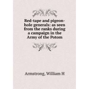   in the Army of the Potom William H Armstrong  Books
