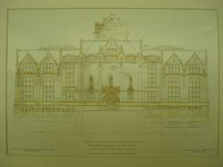 New York City College, New York, NY, 1908, Orig. Plan  