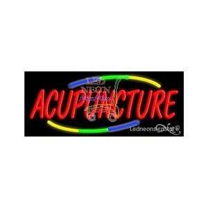  Acupuncture Neon Sign 13 Tall x 32 Wide x 3 Deep 