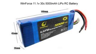 11.1v 5000mAh 30C 3S Lipo RC Battery Batterie AKKU 11.1  