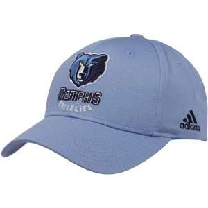  Grizzlies Light Blue Basic Logo Adjustable Hat: Sports & Outdoors