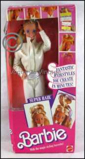 Super Hair Barbie 1986 w/ Superstar Face New #3101  