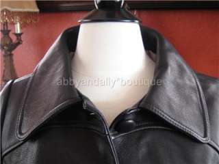 NWT Hayden Harnett Black Ladys Leather Jacket   RETAILS $490  
