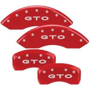   Covers Pontiac GTO 2005 2006 (Licensed Logo, GTO)   Red Automotive