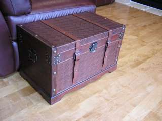 Georgetown Wood Storage Trunk Wooden Chest Set of two  