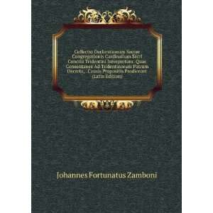   Prodierunt (Latin Edition) Johannes Fortunatus Zamboni Books