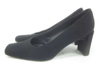 STUART WEITZMAN Black Square Toe Classic Shoes Sz 7.5  