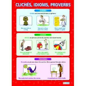  Clichés, Idioms, Proverbs Extra Large Paper Poster 