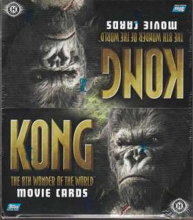 TOPPS KONG THE 8TH WONDER OF THE WORLD FACT SEALED BOX  