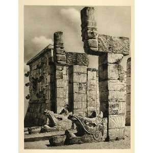  1935 Chichen Itza Mayan Ruins Mexico Yucatan Peninsula 