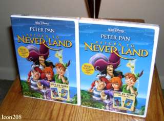 Peter Pan, Return to Never Land (2002, DVD) Disney, OOP  
