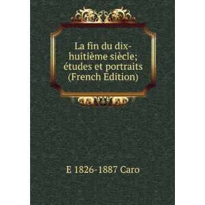   cle; Ã©tudes et portraits (French Edition) E 1826 1887 Caro Books