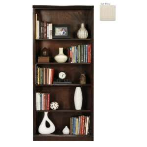   72972NGSW Coastal 72 in. Open Bookcase   Soft White: Home & Kitchen