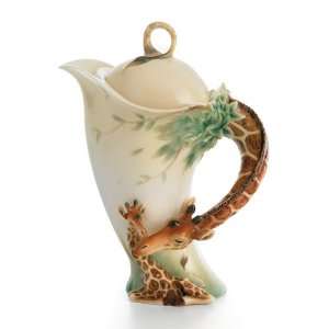  Endless Beauty Giraffe Porcelain Teapot by Franz See 