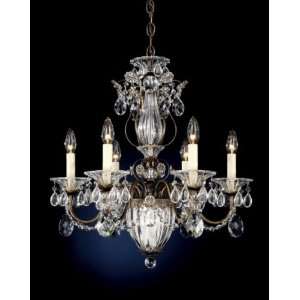 Schonbek 1246 23 Etruscan Gold Bagatelle Crystal Seven Light Up / Down 