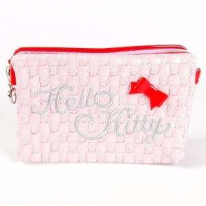  Hello Kitty Makeup Bag Cosmetic Case Tote Pink: Toys 