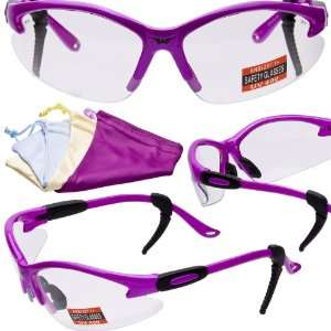  PINK Cougar  Advanced Systems Safety Glasses   FREE Rubber 