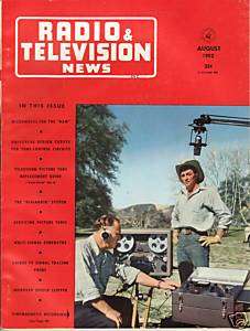 Radio & Television News Magazine AUGUST 1952 ROBERT MITCHUM Movie 