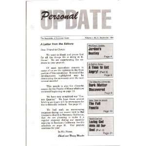 Personal Update September 1994 Volume 4, No. 9, The Newsletter of 