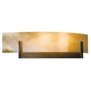   Wall Sconce by Hubbardton Forge  R285425 Finish Black Shade White Art