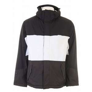   Ripzone Victory Snowboard Jacket Black/White/Carbon