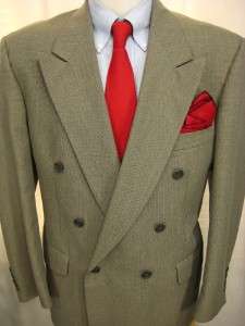Stafford double breaasted mens suit 42S (C68 1)  