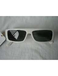 white devo square retro vintage sunglasses 80 s glasses
