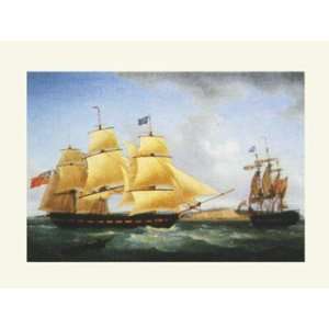   of a Ship   Poster by Thomas Whitcombe (15.75x11.75)