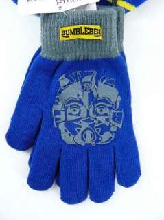 Transformers Bumblebee Winter Brimmed Beanie Hat & Gloves Set  