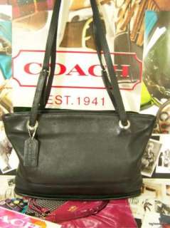 CLASSIC Black COACH Leather Tribeca Shoulder Bag Purse Handbag  