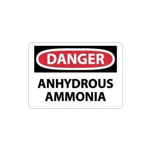    OSHA DANGER Anhydrous Ammonia Safety Sign