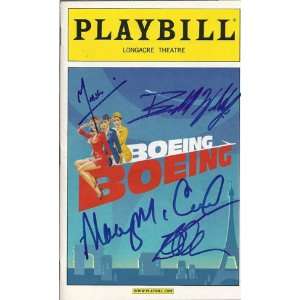  Boeing Cast Autographed Signed Boeing Theatre Playbill 